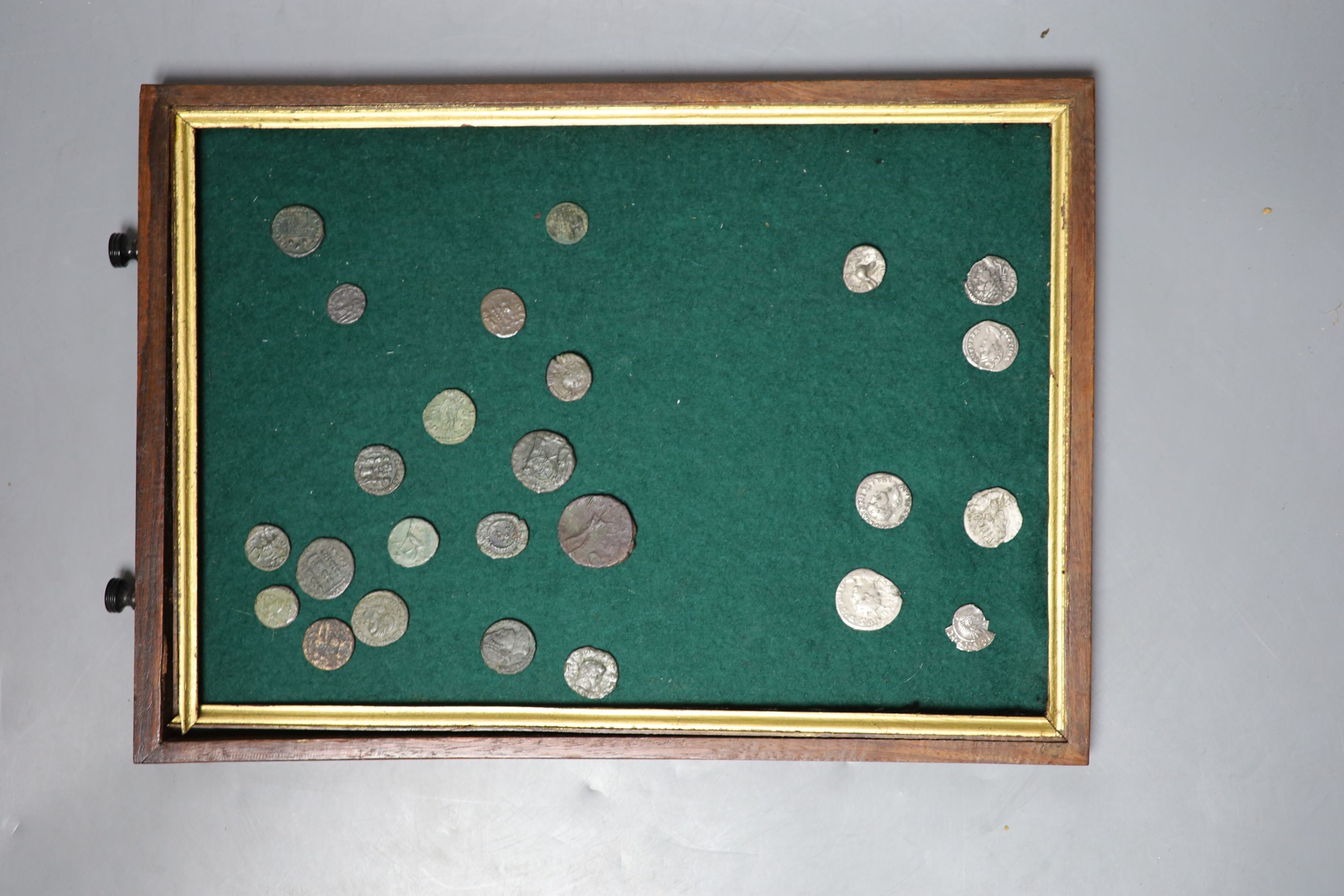 A collection of Roman AR and AE coinage found in Sussex